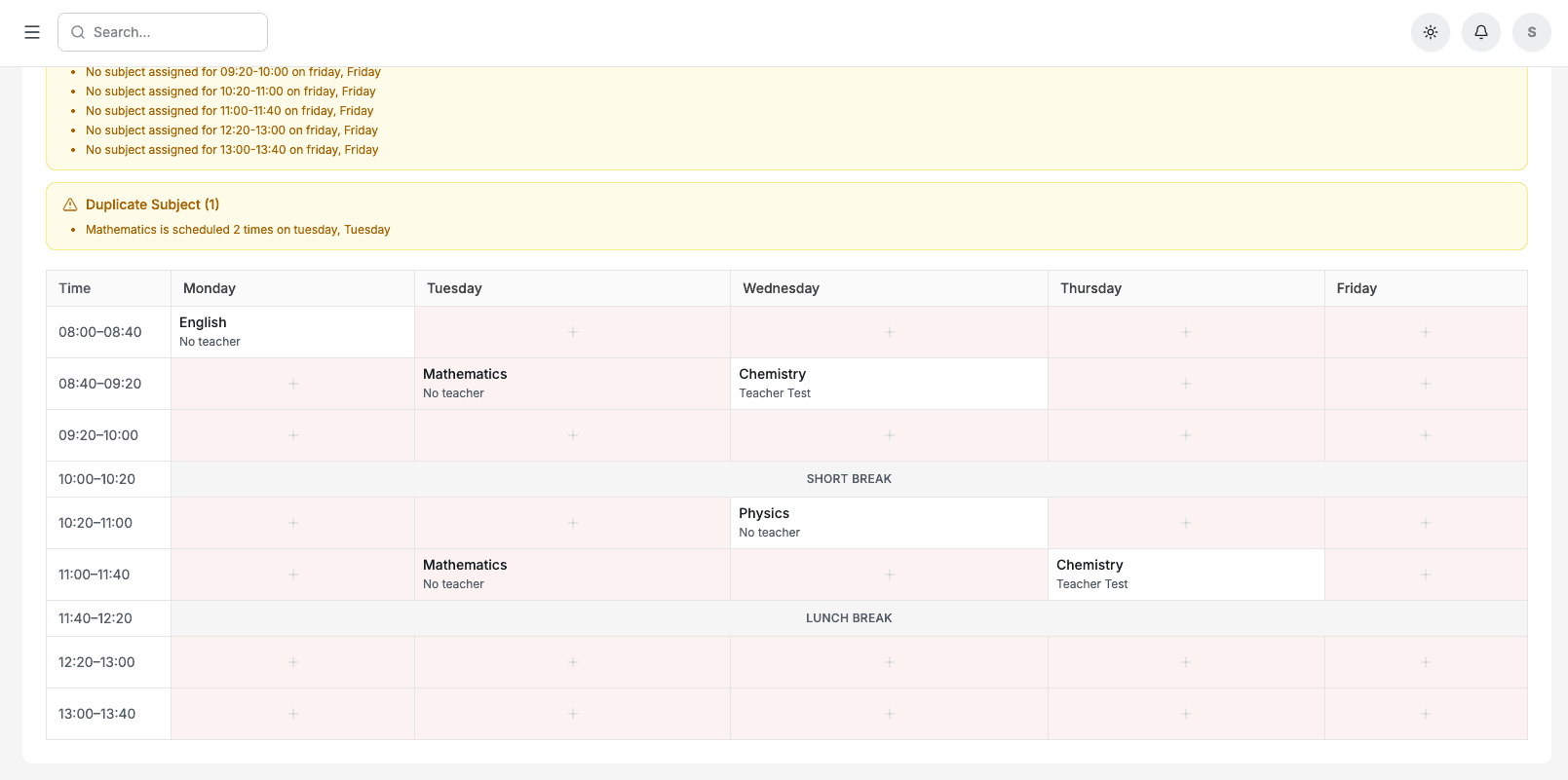Knowvia school overview showing student, staff, admission, attendance, and activity information